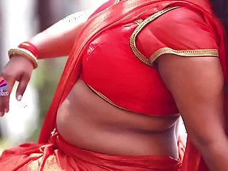 Red saree Beauty