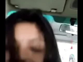Sex with Indian girlfriend upon the car
